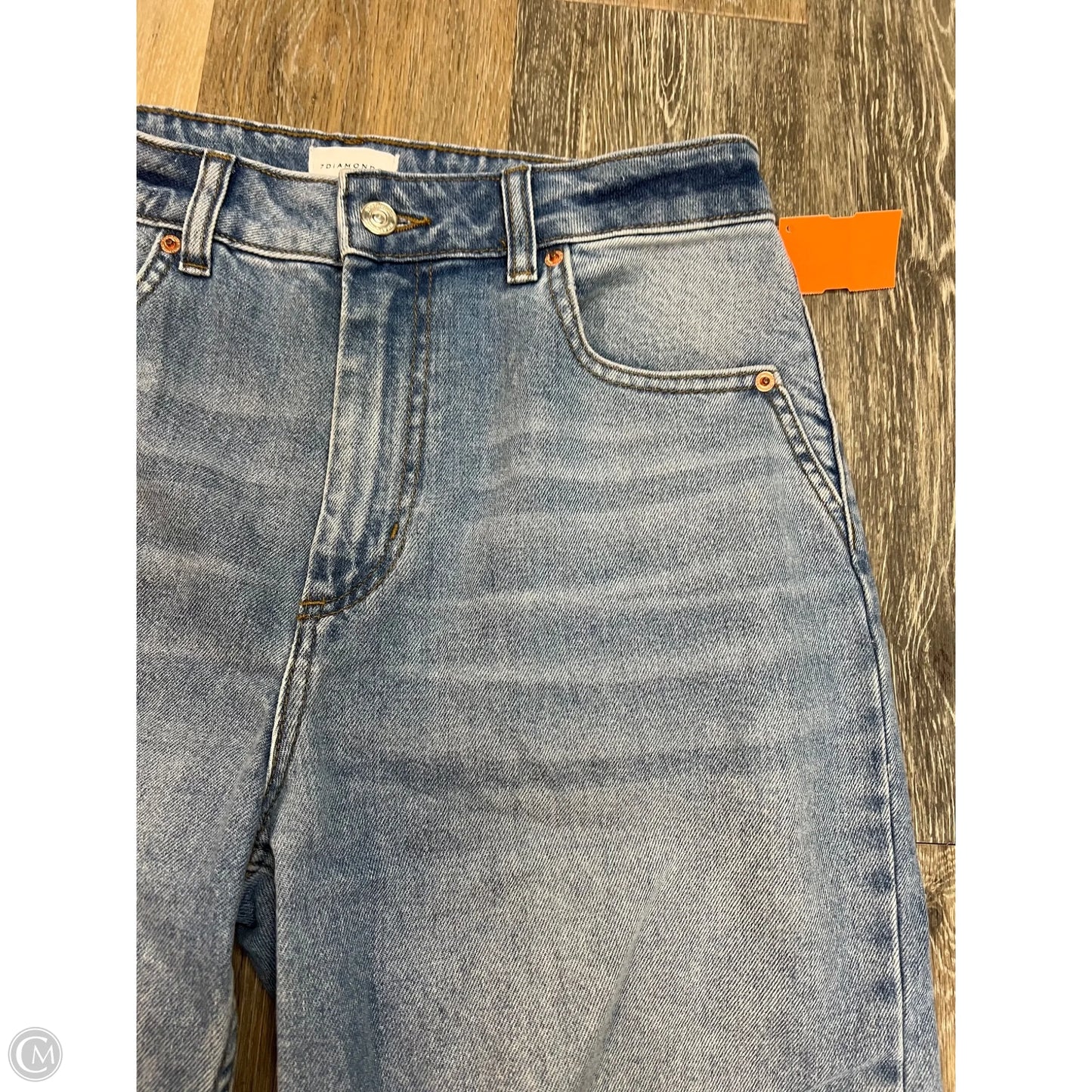 Jeans Wide Leg By 7 Diamonds In Blue Denim, Size: 8/29