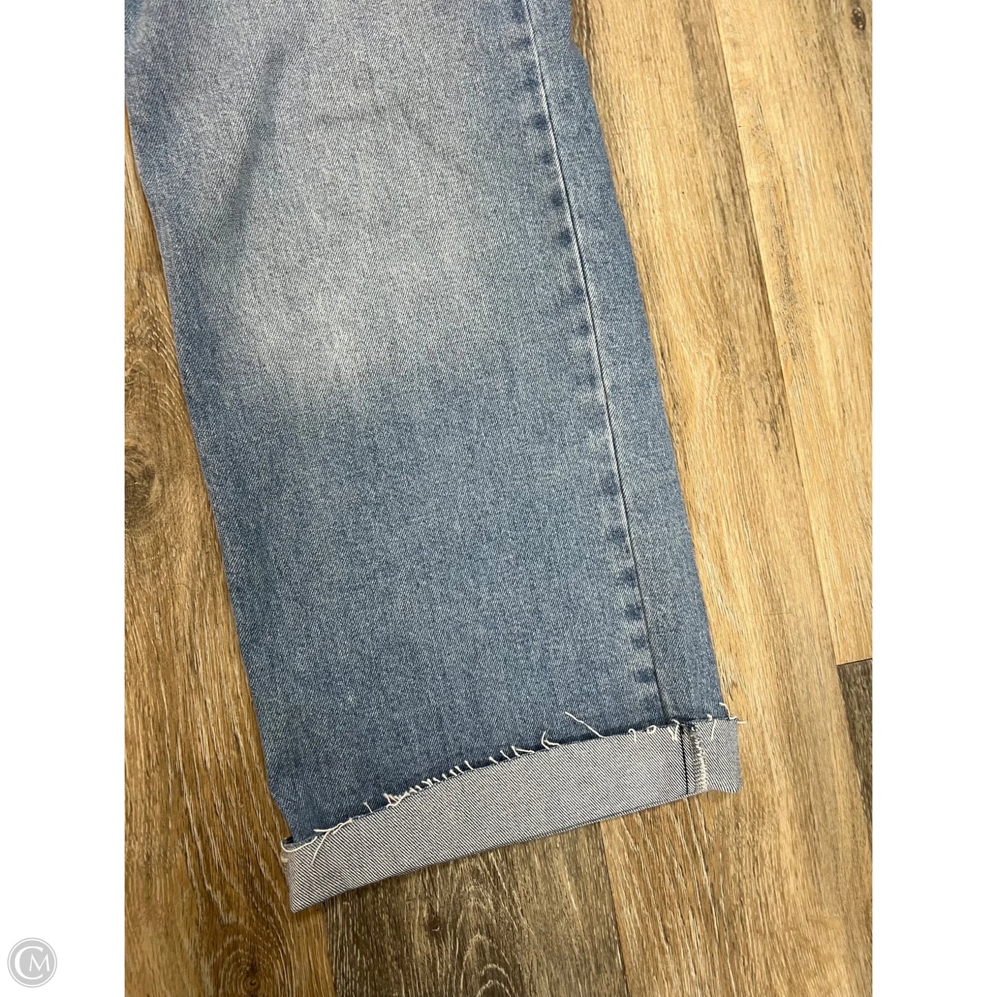 Jeans Wide Leg By 7 Diamonds In Blue Denim, Size: 8/29
