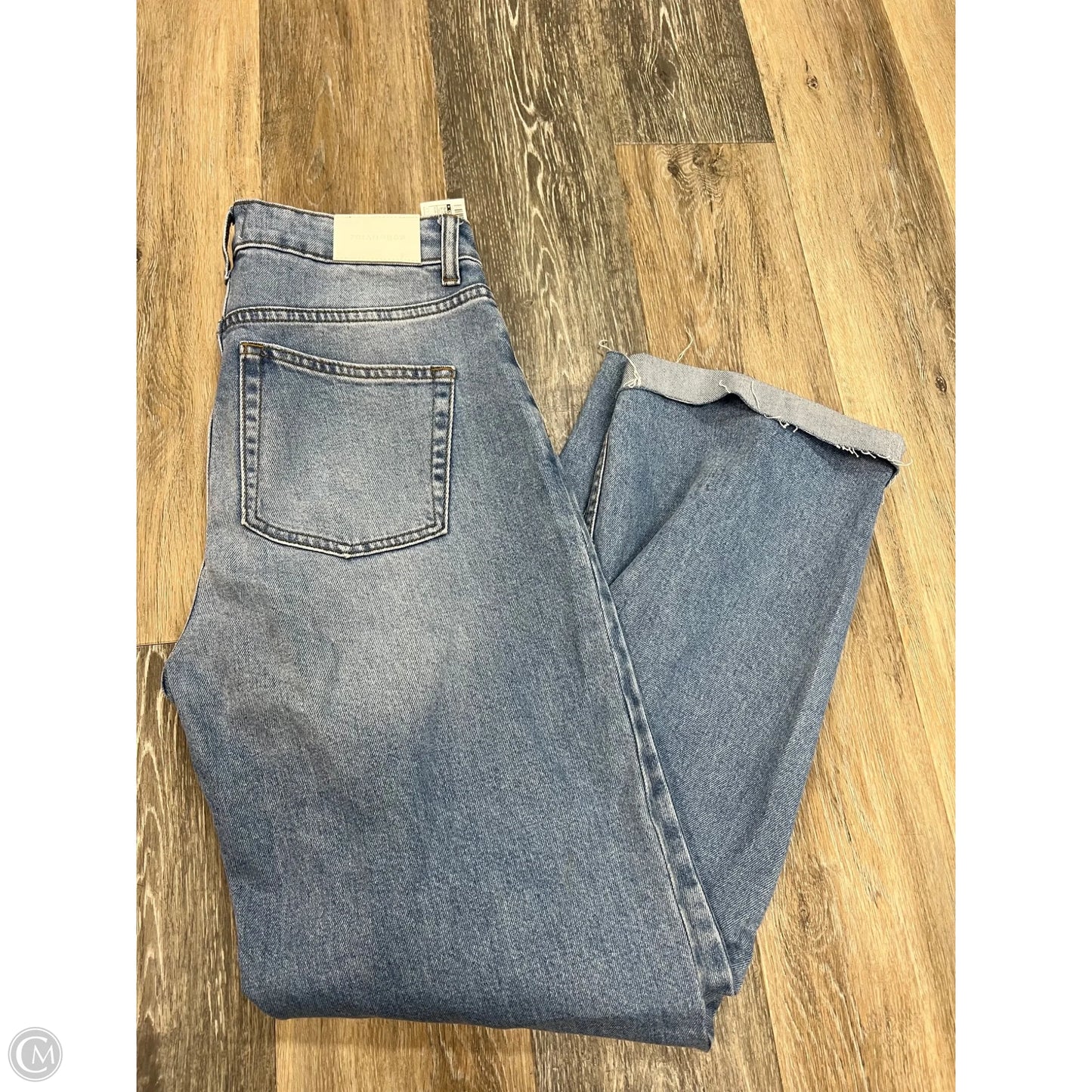 Jeans Wide Leg By 7 Diamonds In Blue Denim, Size: 8/29