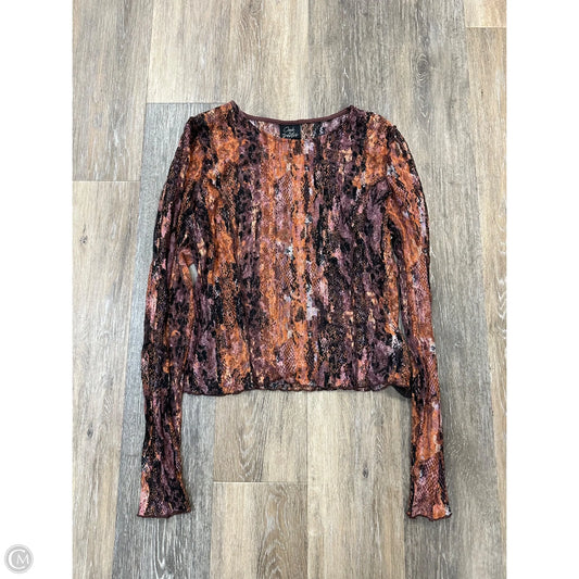 Top Long Sleeve By Oak and Trellis In Multi-colored, Size: Xl