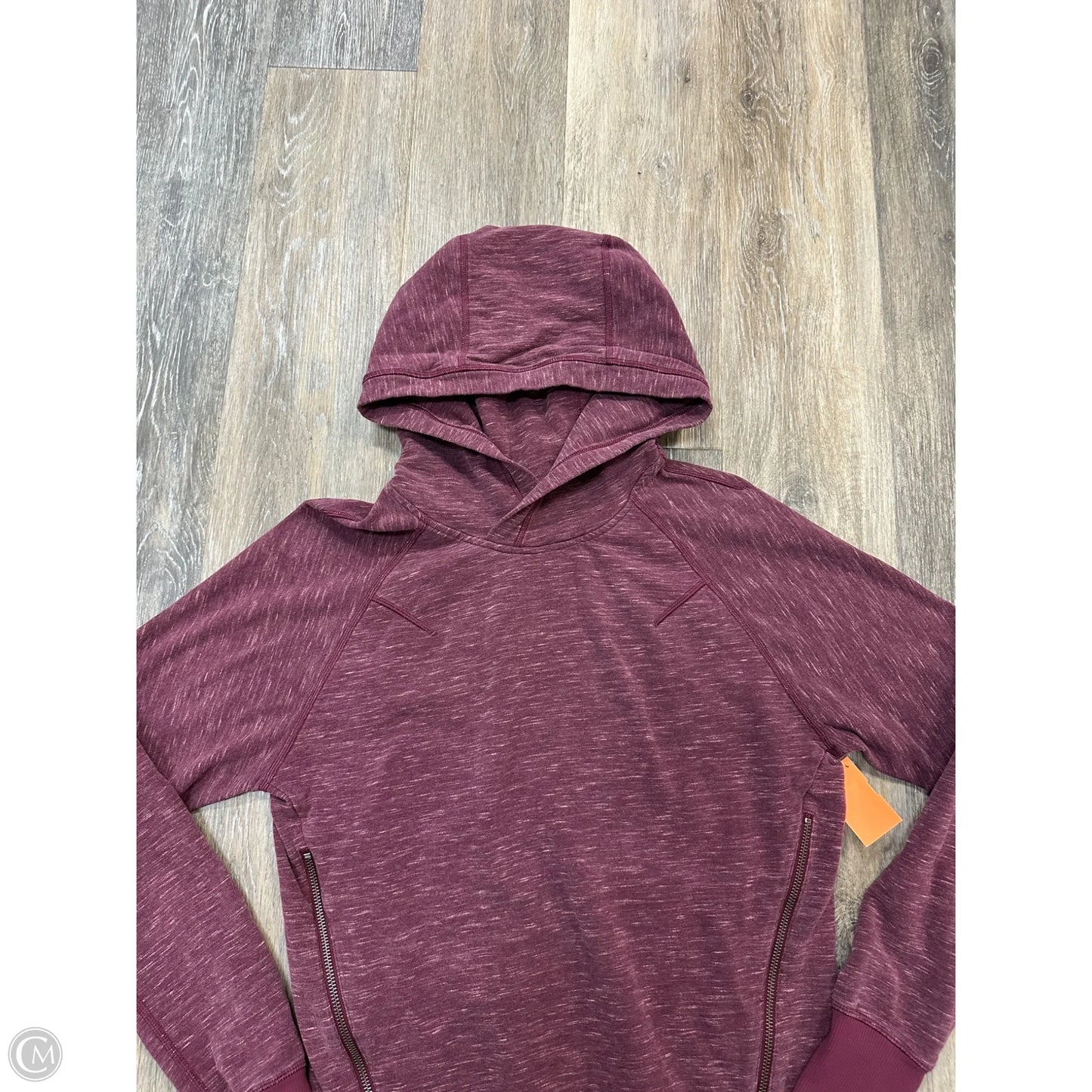 Athletic Sweatshirt Hoodie By Lululemon In Red, Size: 2