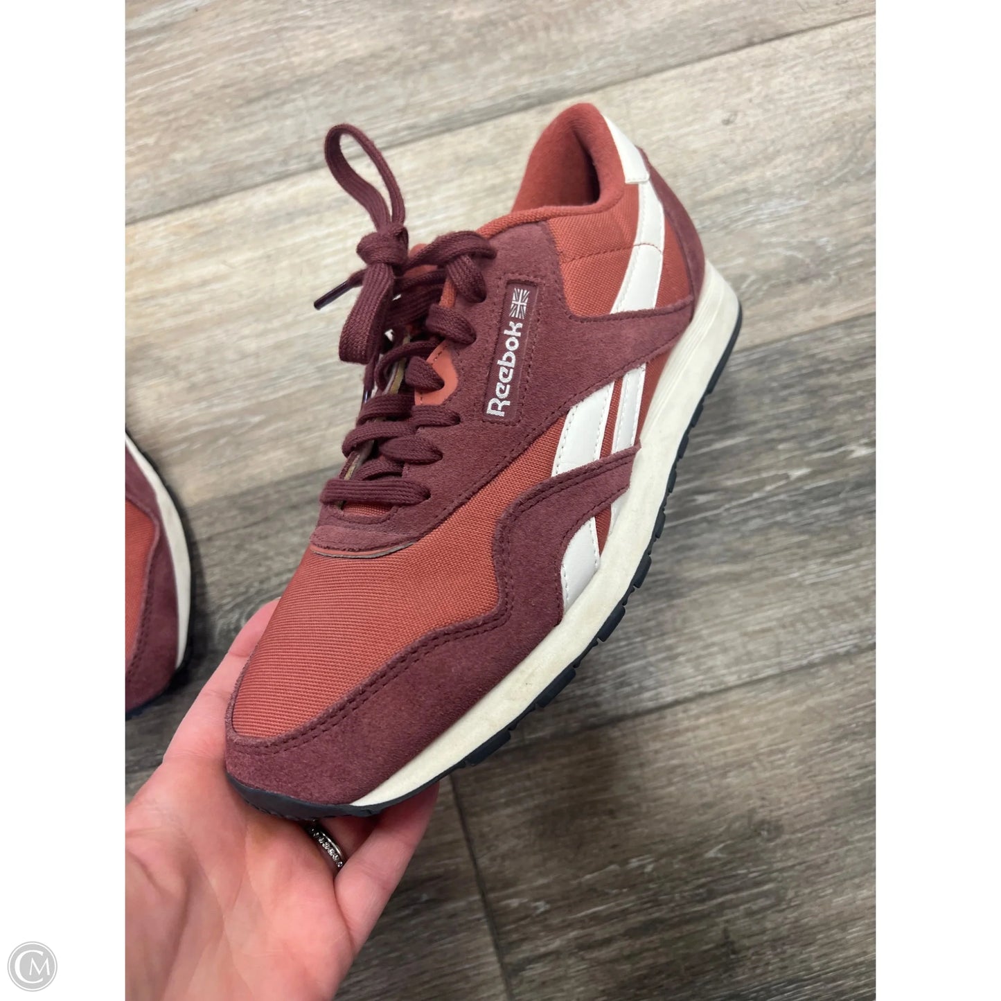 Shoes Athletic By Reebok In Red, Size: 8