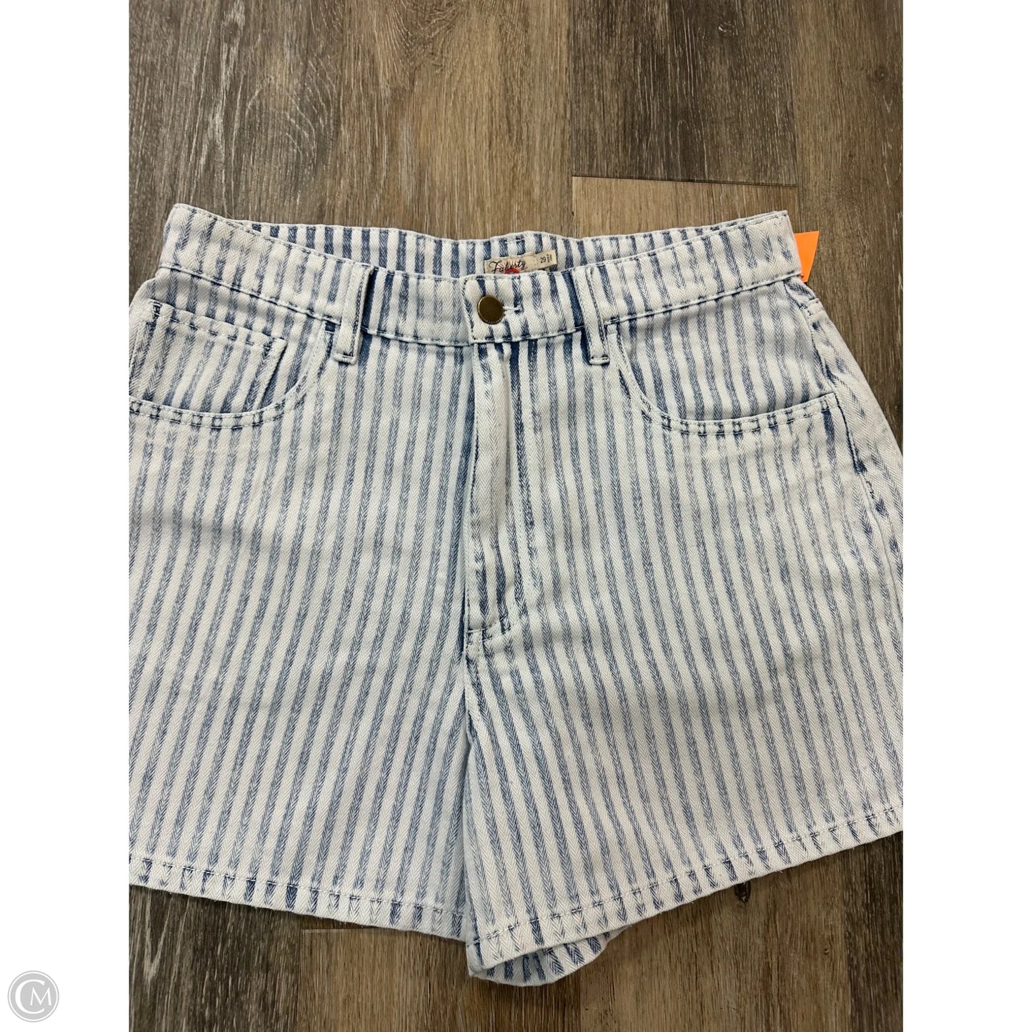 Shorts By Faherty In Blue Denim, Size: 8