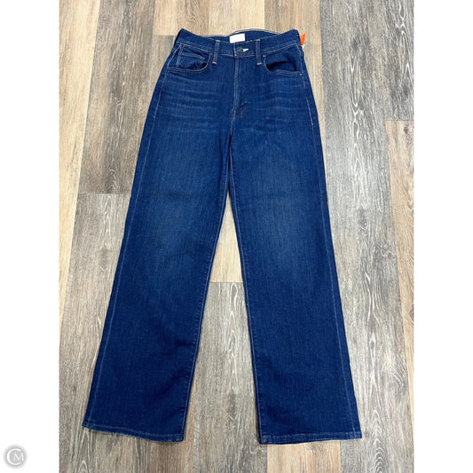 Jeans Straight By Mother In Blue Denim, Size: 0/24