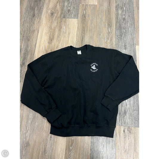 Athletic Sweatshirt Crewneck By Pink In Black, Size: M