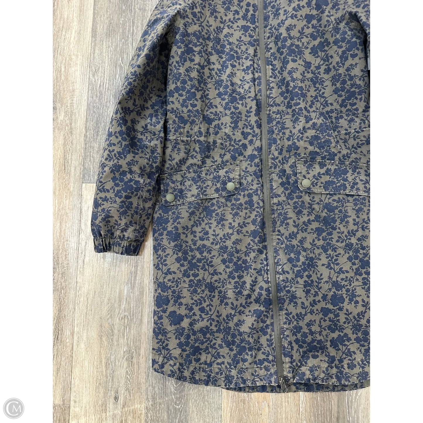 Coat Puffer & Quilted By Joules In Floral Print, Size: 4
