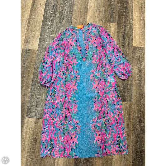 Swimwear Cover-up Designer By Lilly Pulitzer In Floral Print, Size: Xs