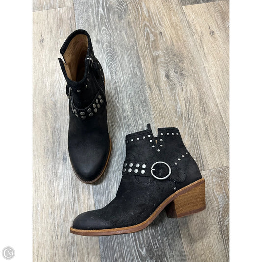 Boots Ankle Heels By Sofft In Black, Size: 6.5