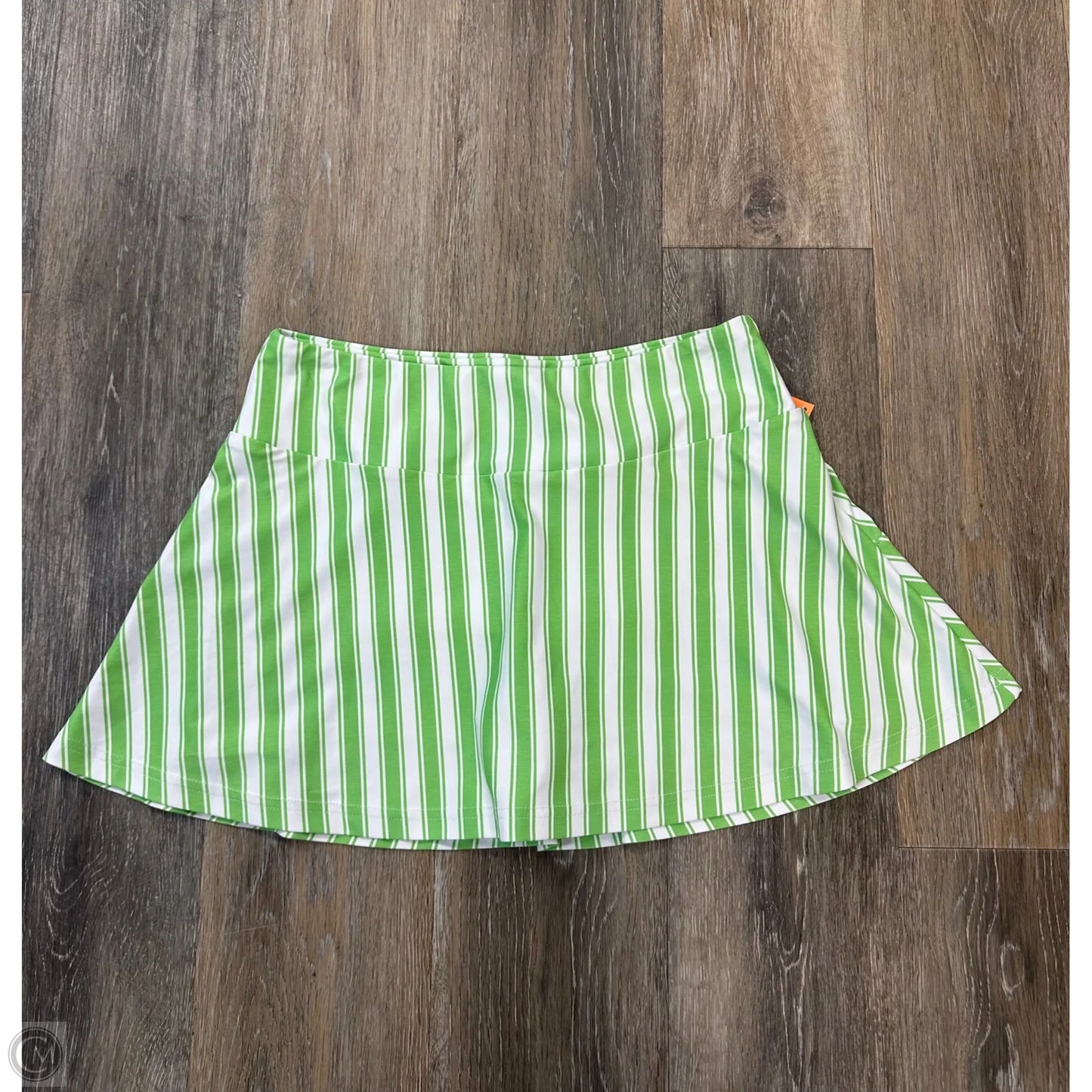 Athletic Skort By Smith & Quinn In Green & White, Size: S