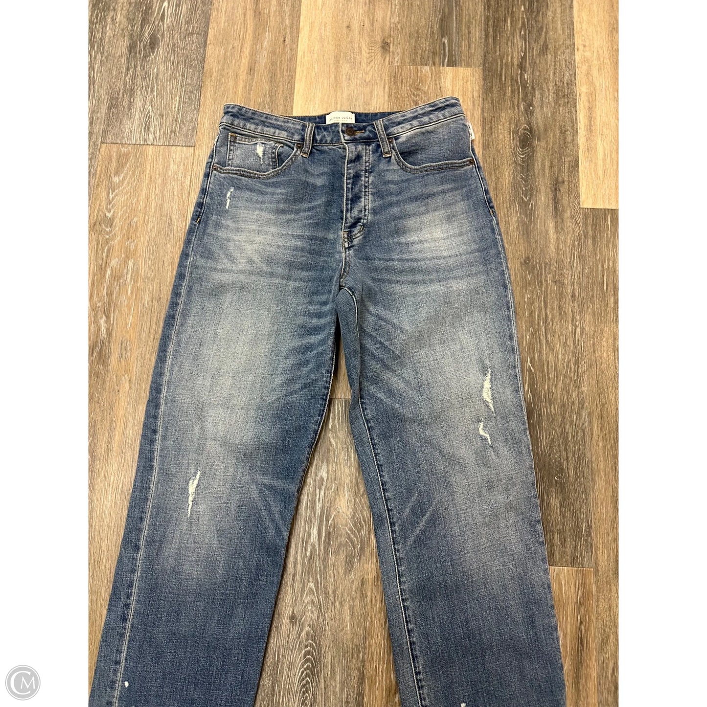 Jeans Straight By Oliver Logan In Blue Denim, Size: 6