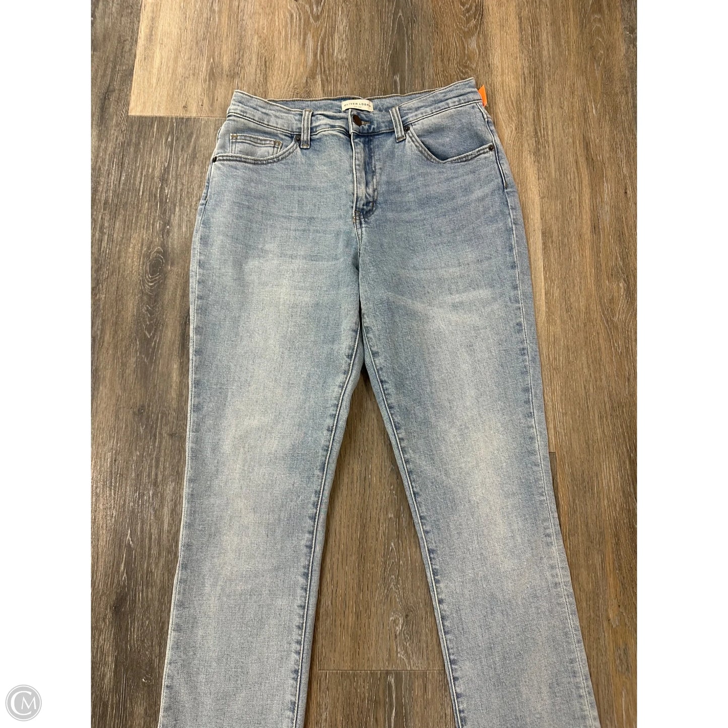 -Jeans Skinny By Oliver Logan In Blue Denim, Size: 6/28
