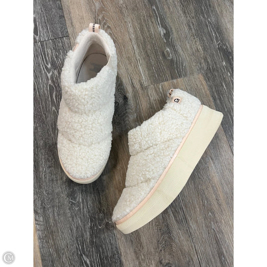 Boots Ankle Flats By Sorel In Cream, Size: 12