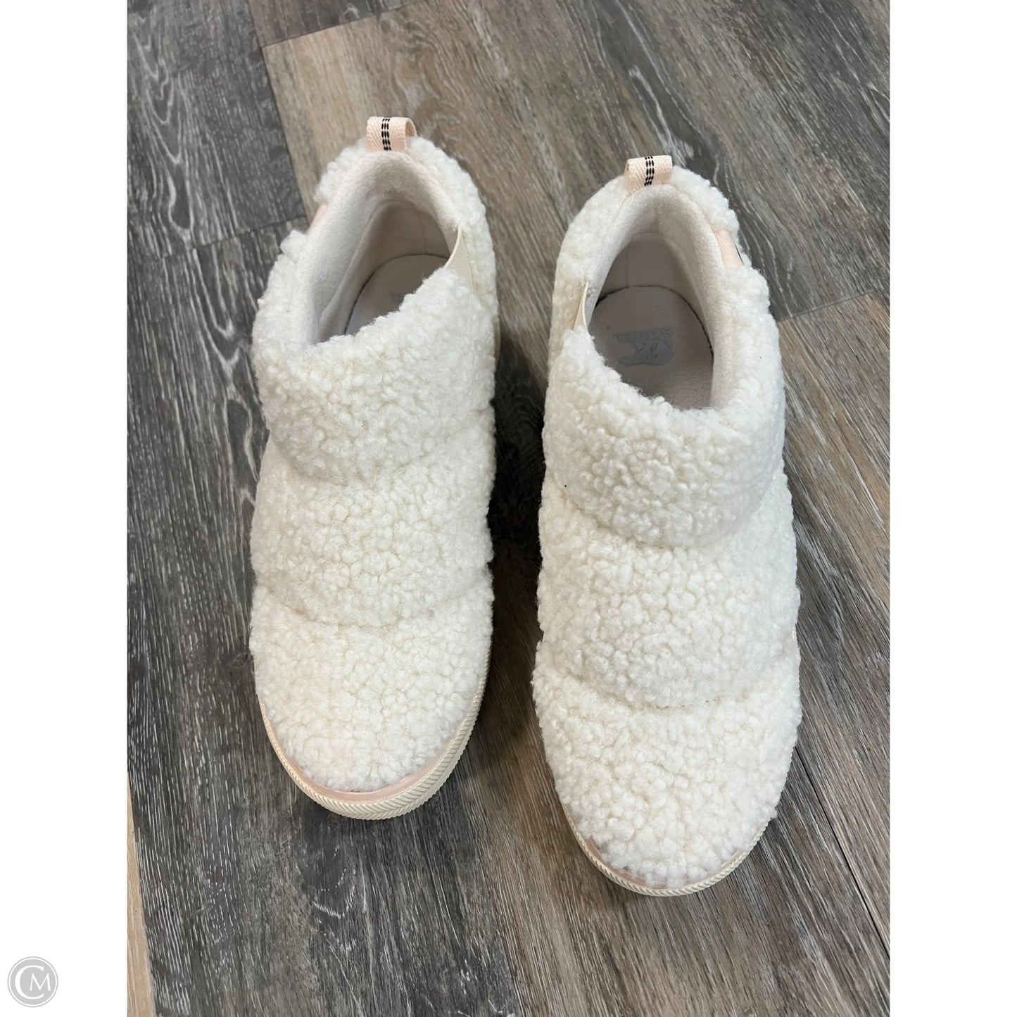 Boots Ankle Flats By Sorel In Cream, Size: 12