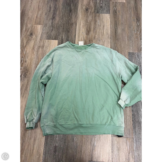Sweatshirt Crewneck By We The Free In Green, Size: L