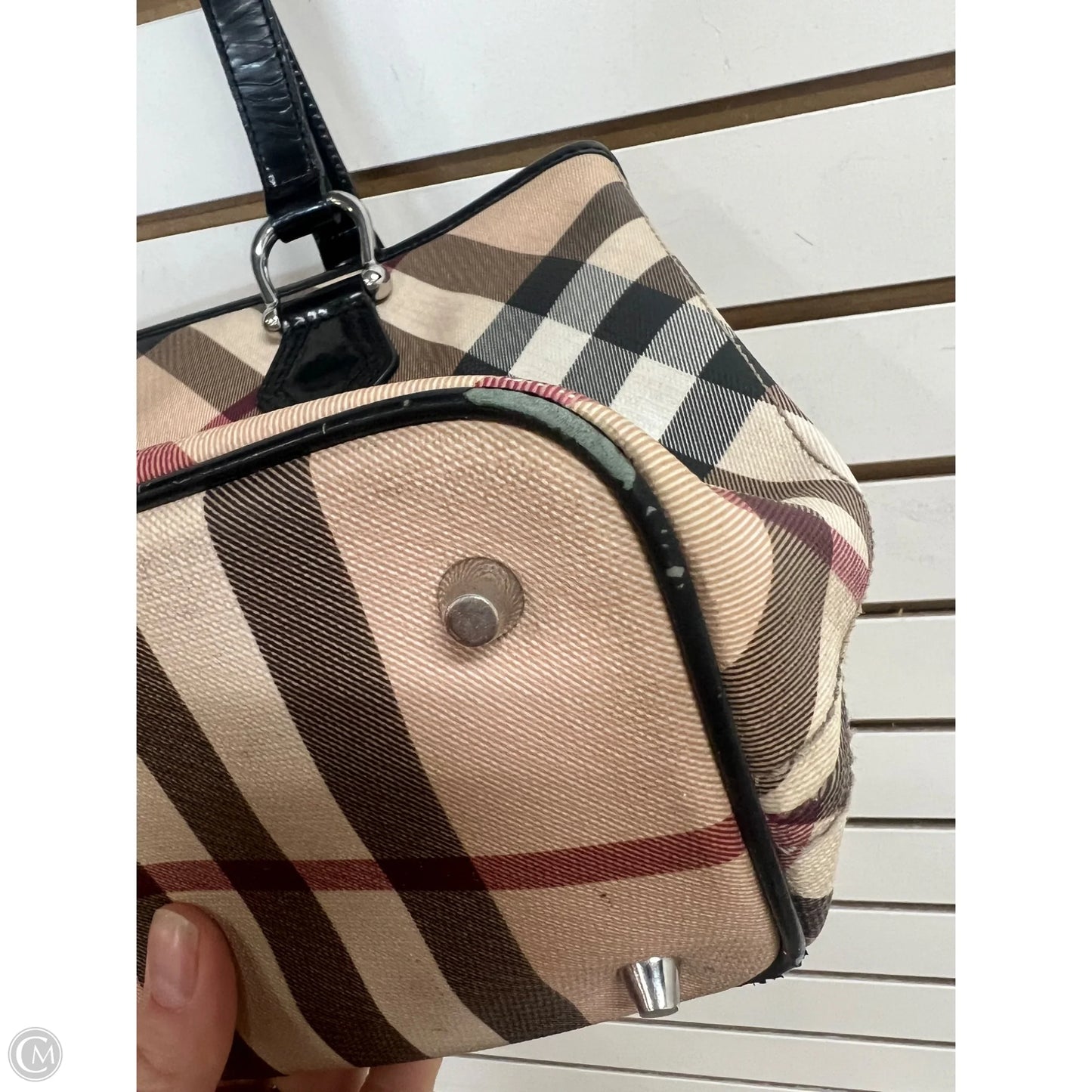 Handbag Luxury Designer By Burberry, Size: Medium