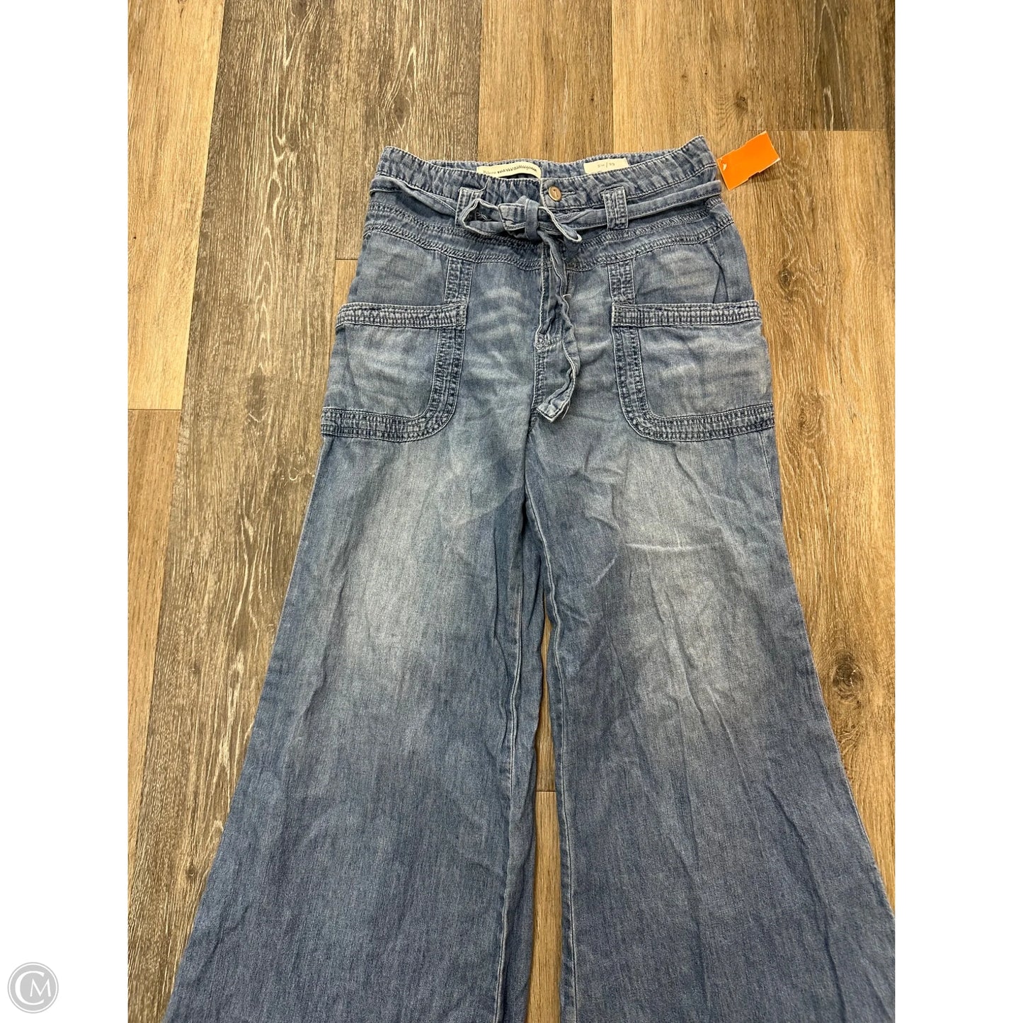 Pants Wide Leg By Pilcro In Blue Denim, Size: 8
