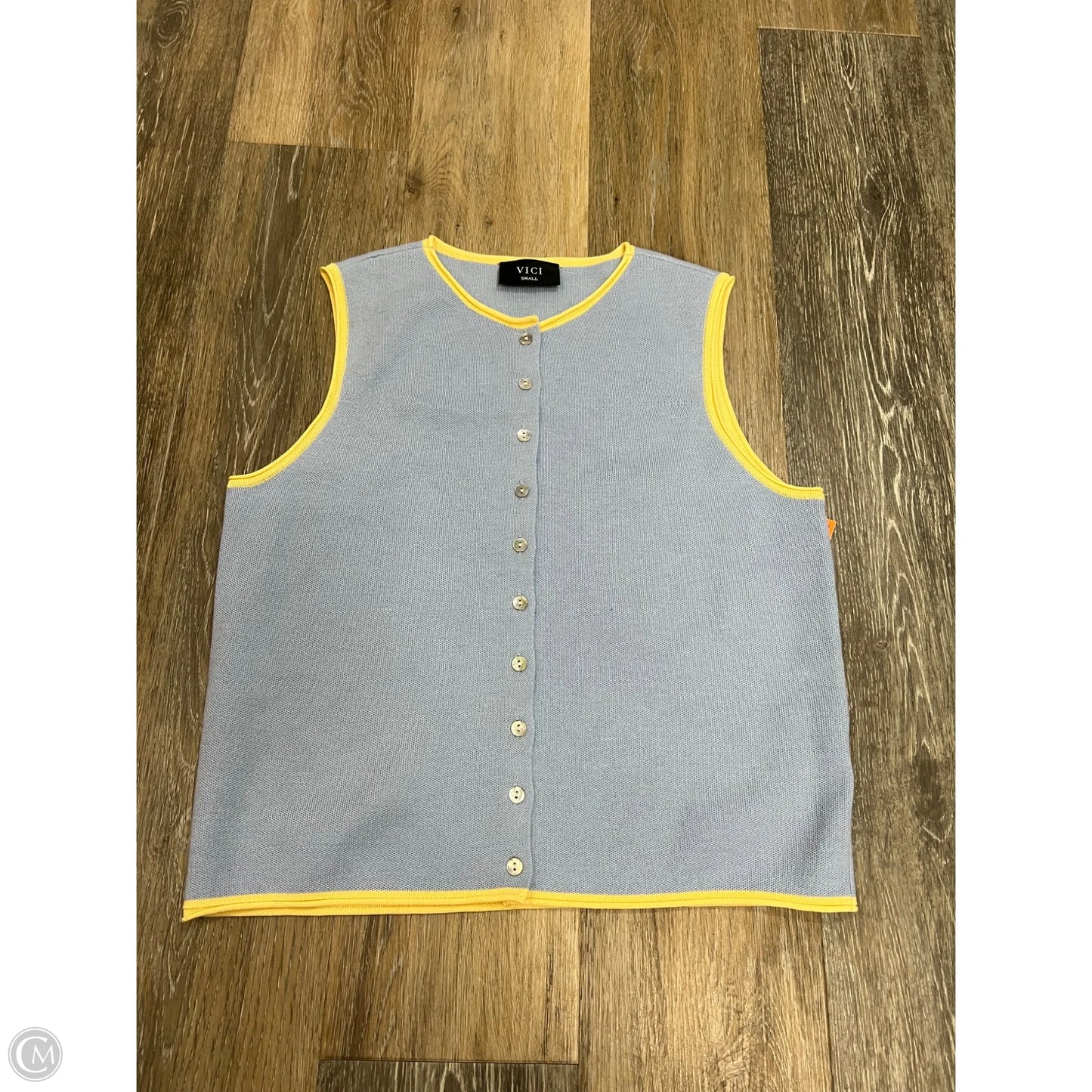 Top Sleeveless By Vici In Blue, Size: S