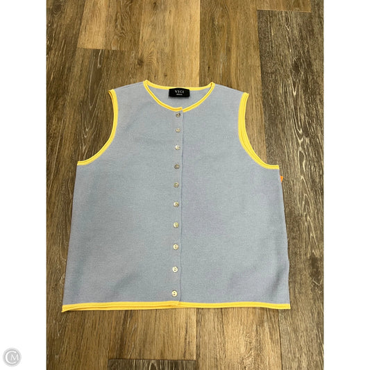 Top Sleeveless By Vici In Blue, Size: S
