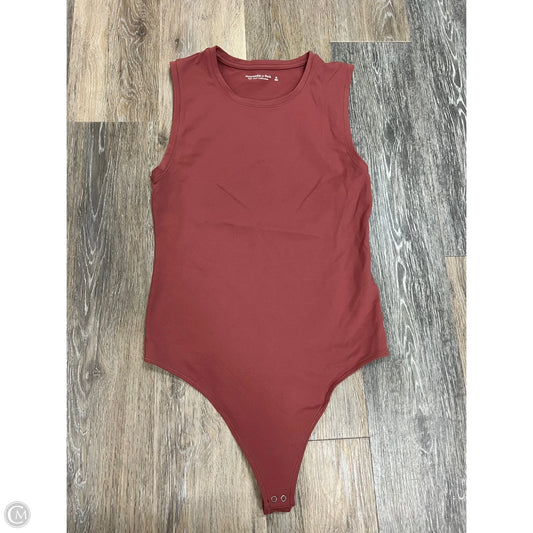 Bodysuit By Abercrombie And Fitch In Red, Size: M