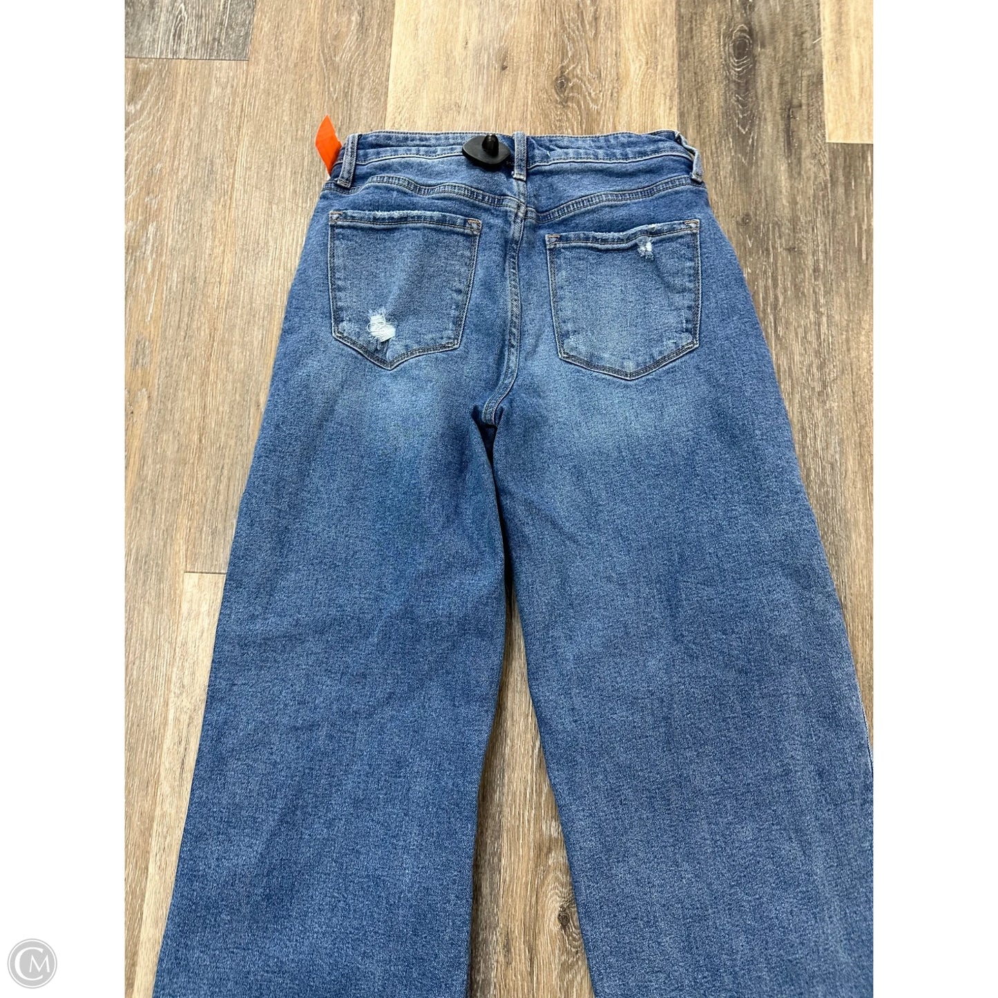 Jeans Wide Leg By Vervet In Blue Denim, Size: 4
