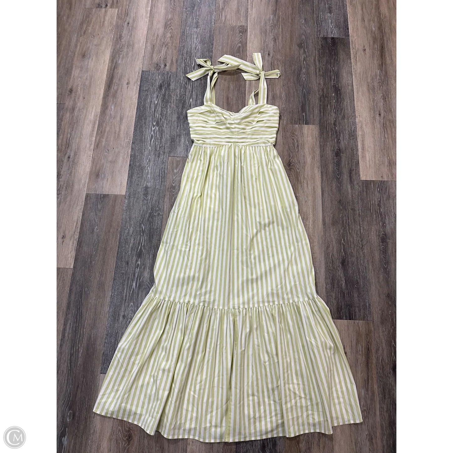 Dress Casual Maxi By Express In Striped Pattern, Size: Xs