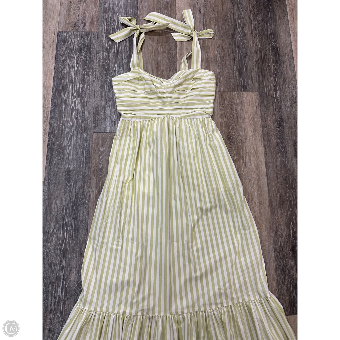 Dress Casual Maxi By Express In Striped Pattern, Size: Xs