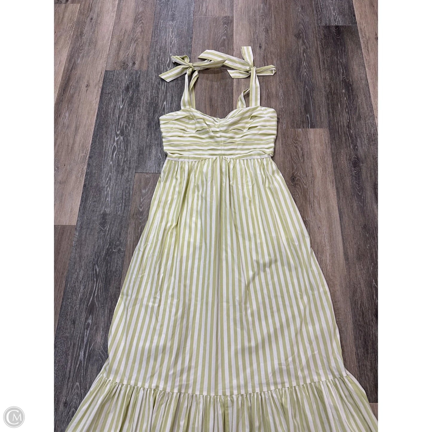 Dress Casual Maxi By Express In Striped Pattern, Size: Xs