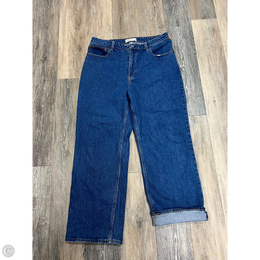 Jeans Straight By Abercrombie And Fitch In Blue Denim, Size: 14P
