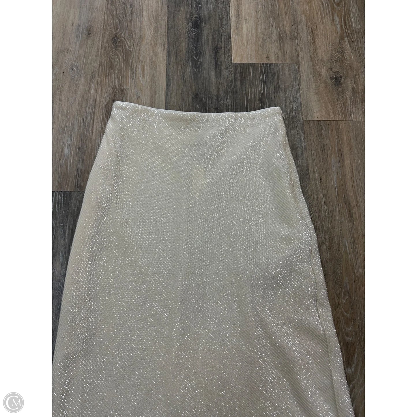 Skirt Maxi By Banana Republic In Cream, Size: S