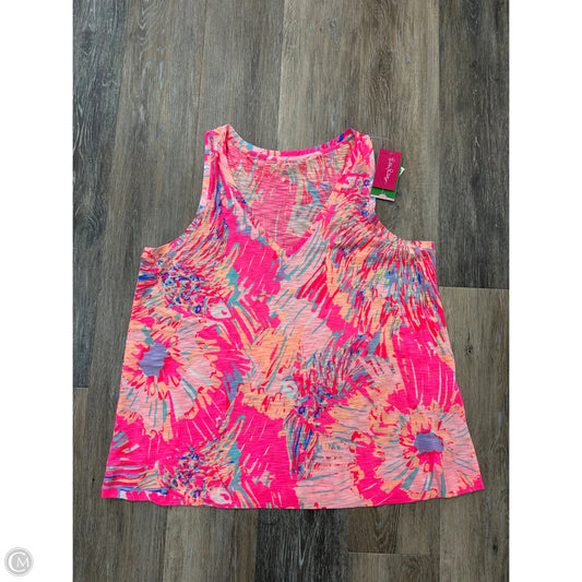 Tank Top Designer By Lilly Pulitzer In Pink, Size: Xl