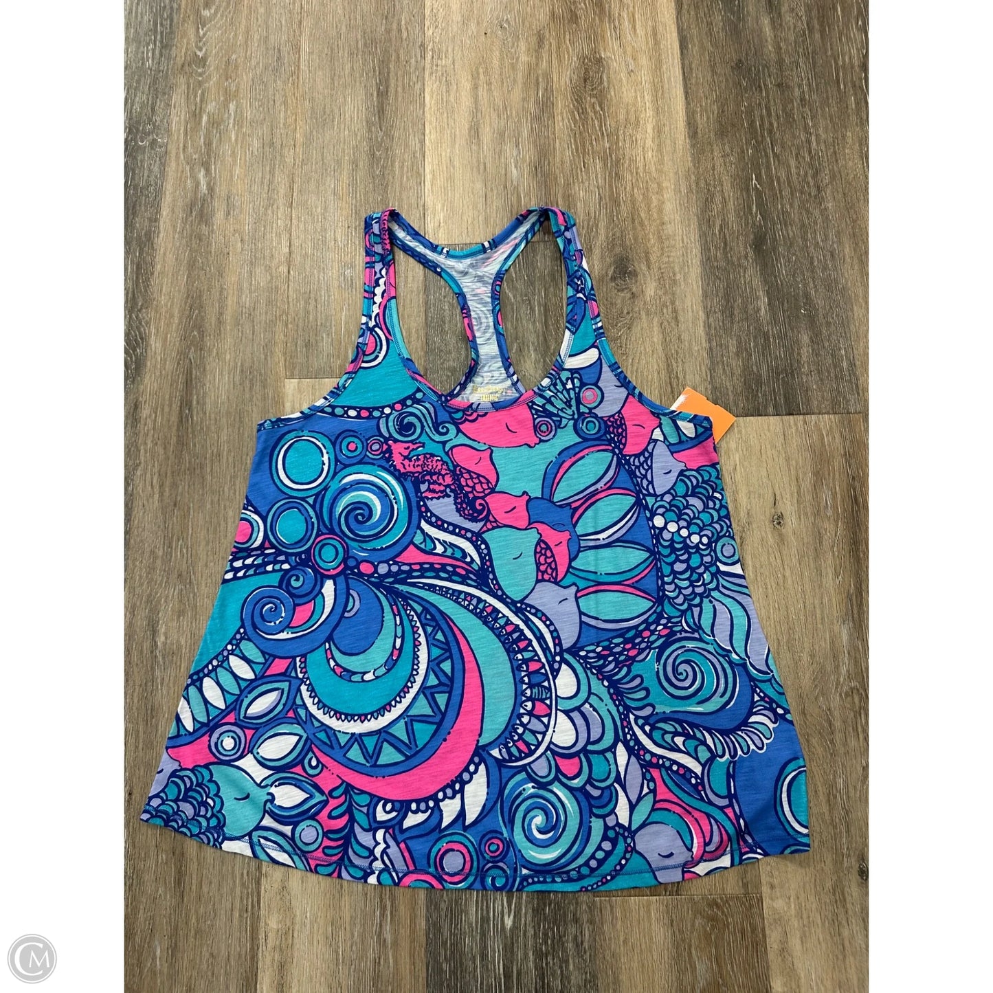 Tank Top Designer By Lilly Pulitzer In Blue, Size: L