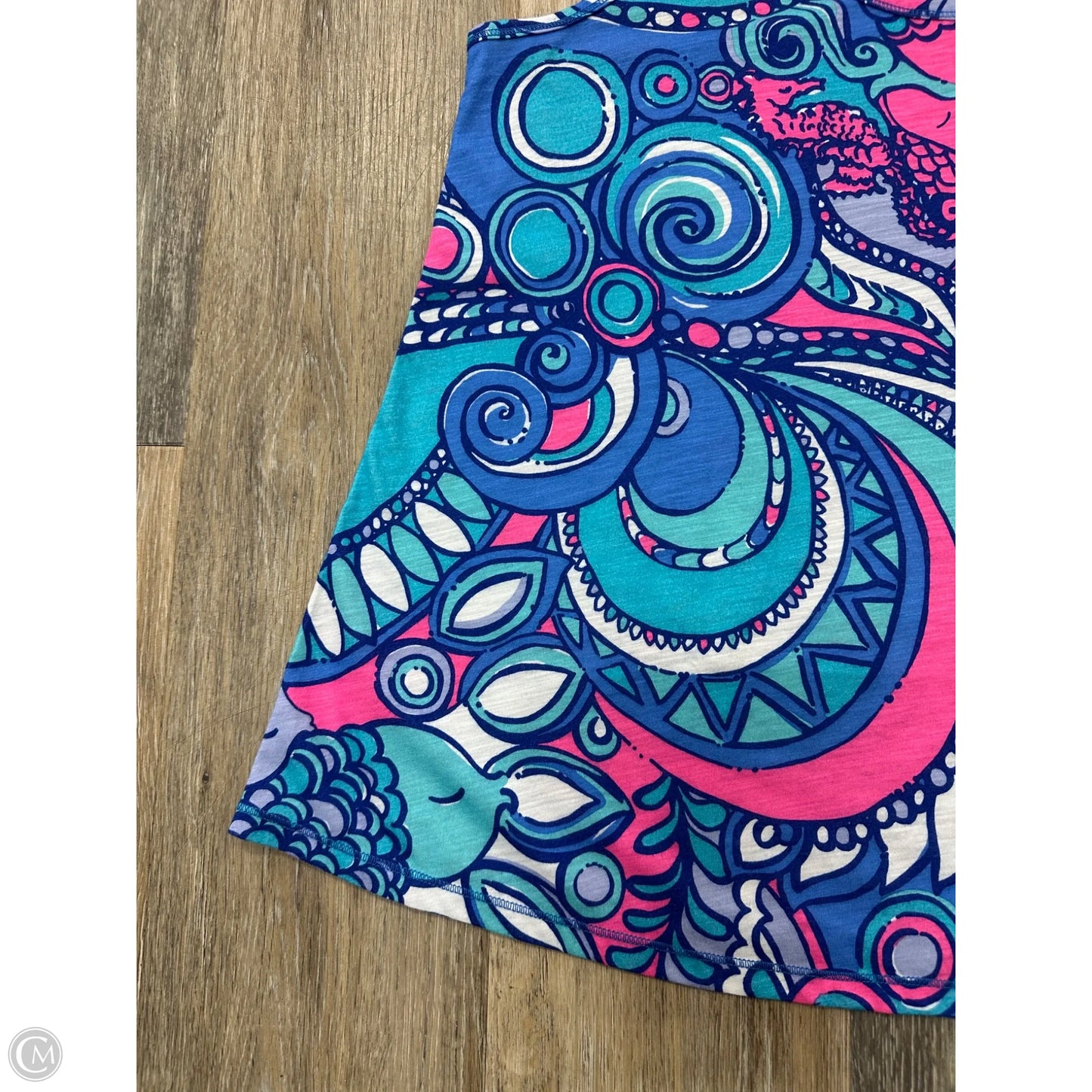 Tank Top Designer By Lilly Pulitzer In Blue, Size: L