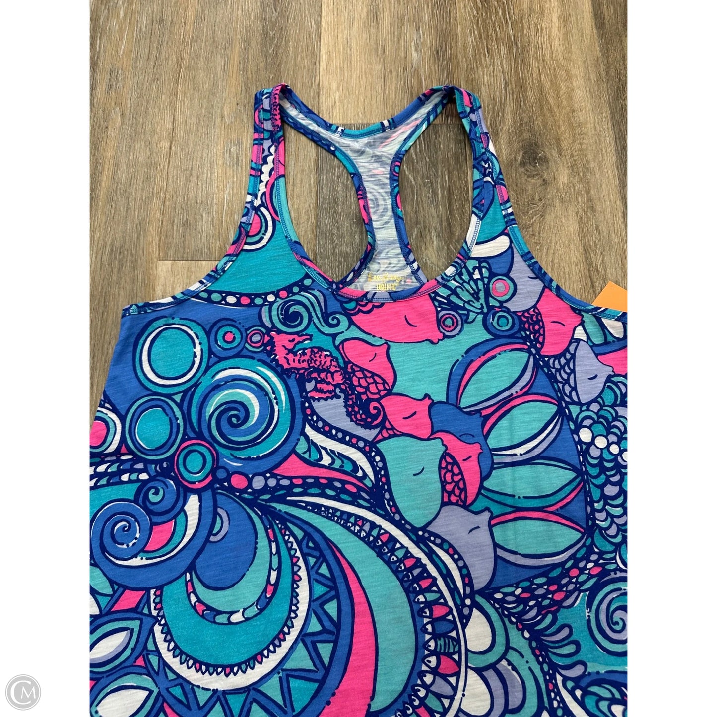 Tank Top Designer By Lilly Pulitzer In Blue, Size: L