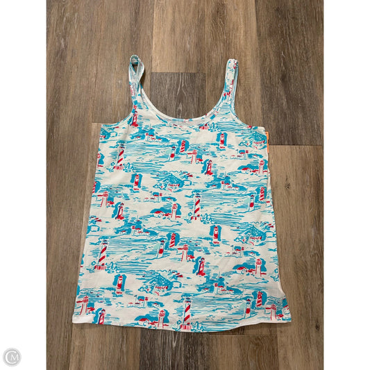Tank Top Designer By Lilly Pulitzer In Blue, Size: Xl