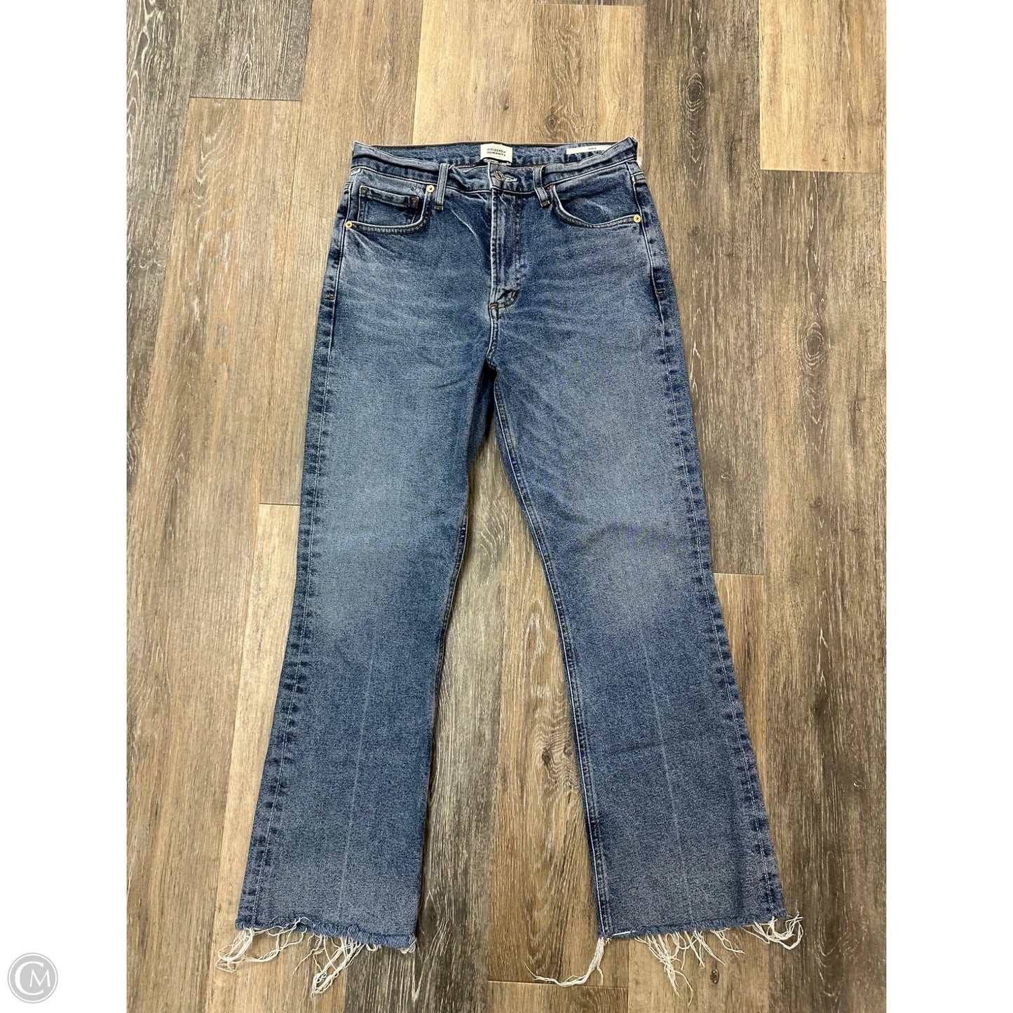 Jeans Straight By Citizens Of Humanity In Blue Denim, Size: 4