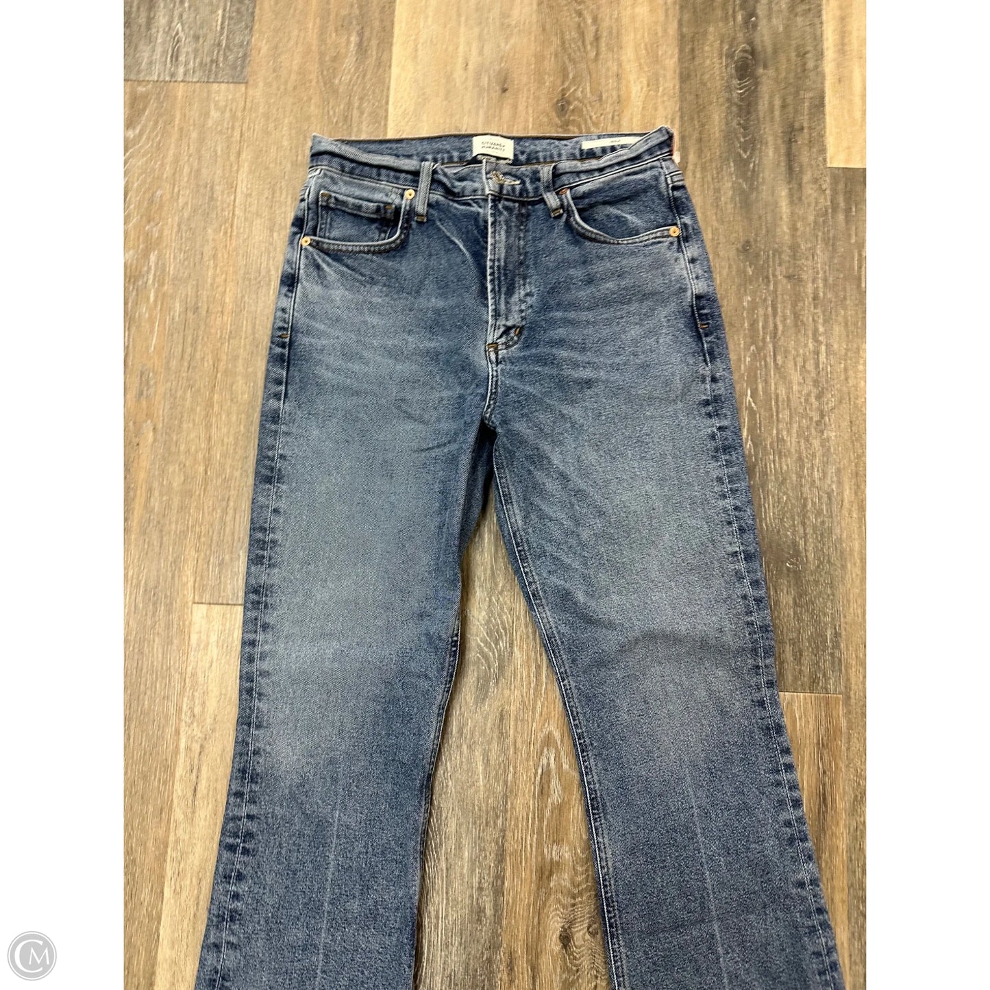 Jeans Straight By Citizens Of Humanity In Blue Denim, Size: 4