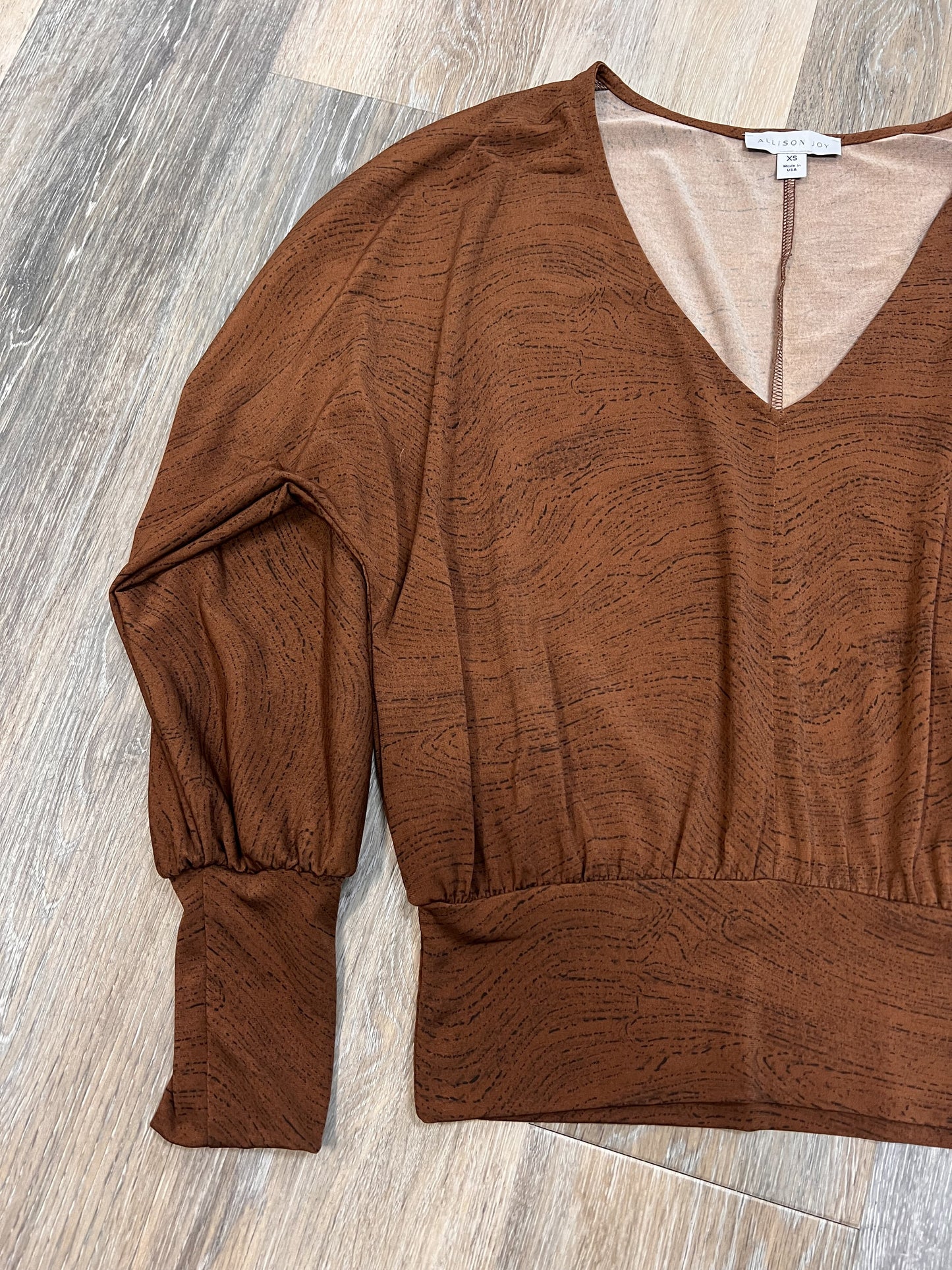 Blouse Long Sleeve By Allison Joy  Size: Xs