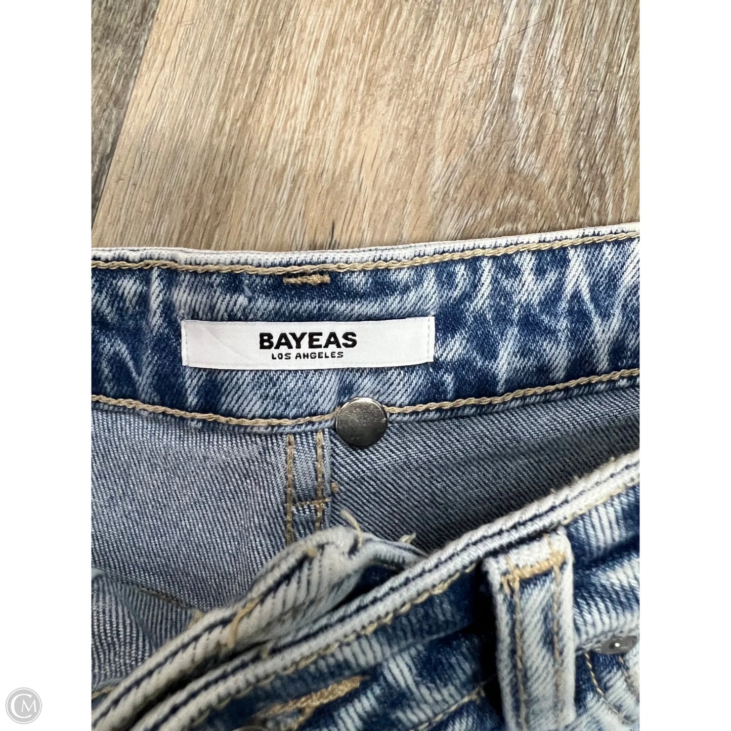 -Shorts By Bayeas In Blue Denim, Size: S
