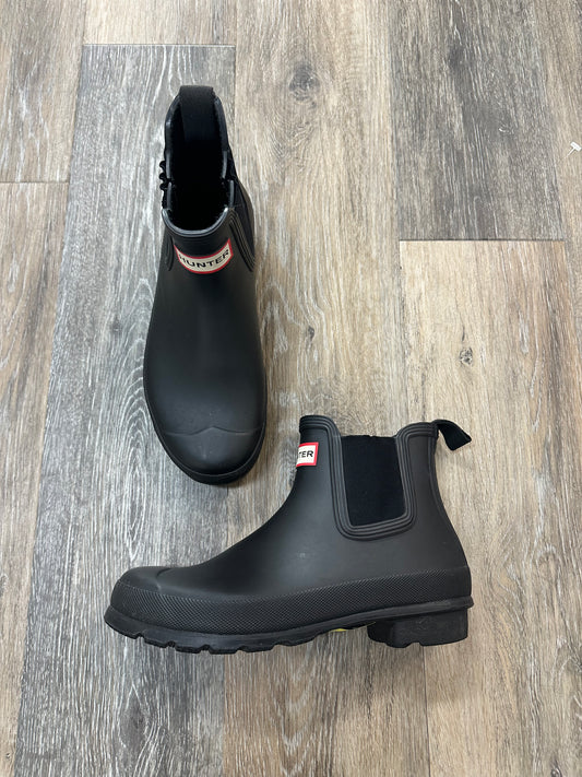 Boots Rain By Hunter In Black, Size: 7