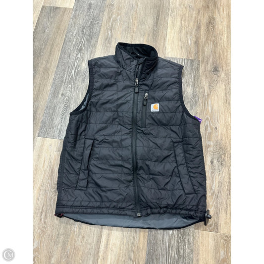 Vest Puffer & Quilted By Carhartt In Black, Size: M