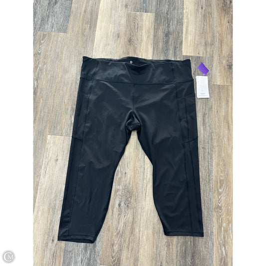 Athletic Leggings By Athleta In Black, Size: 3x