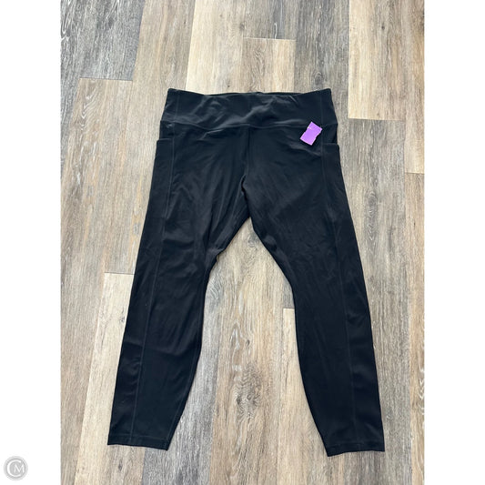 Athletic Leggings By Duluth Trading In Black, Size: 2x