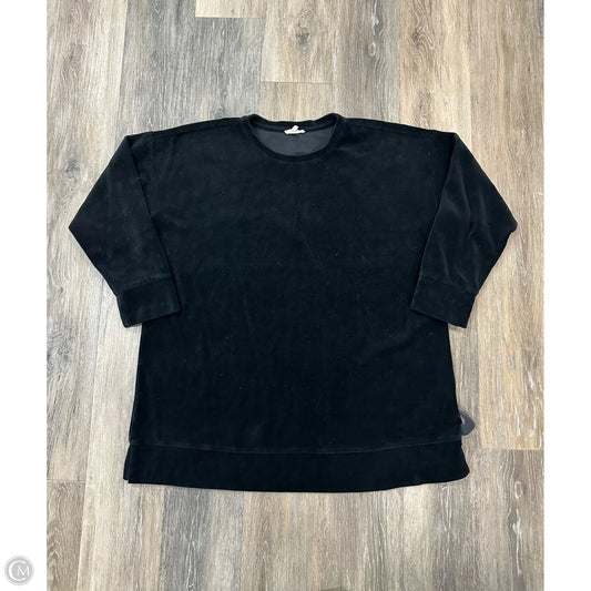 Top Long Sleeve By Eileen Fisher In Black, Size: M