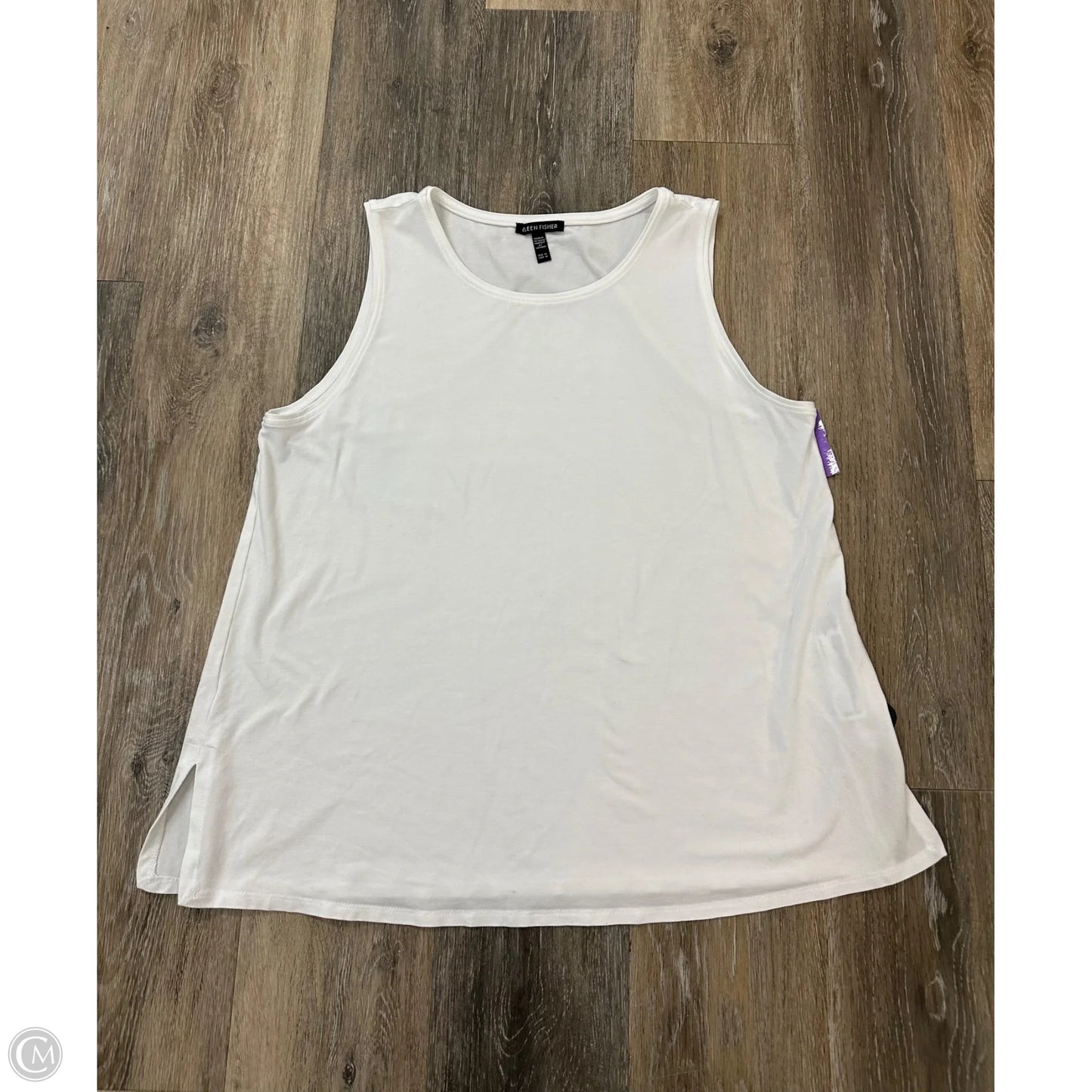 Tank Top By Eileen Fisher In White, Size: M