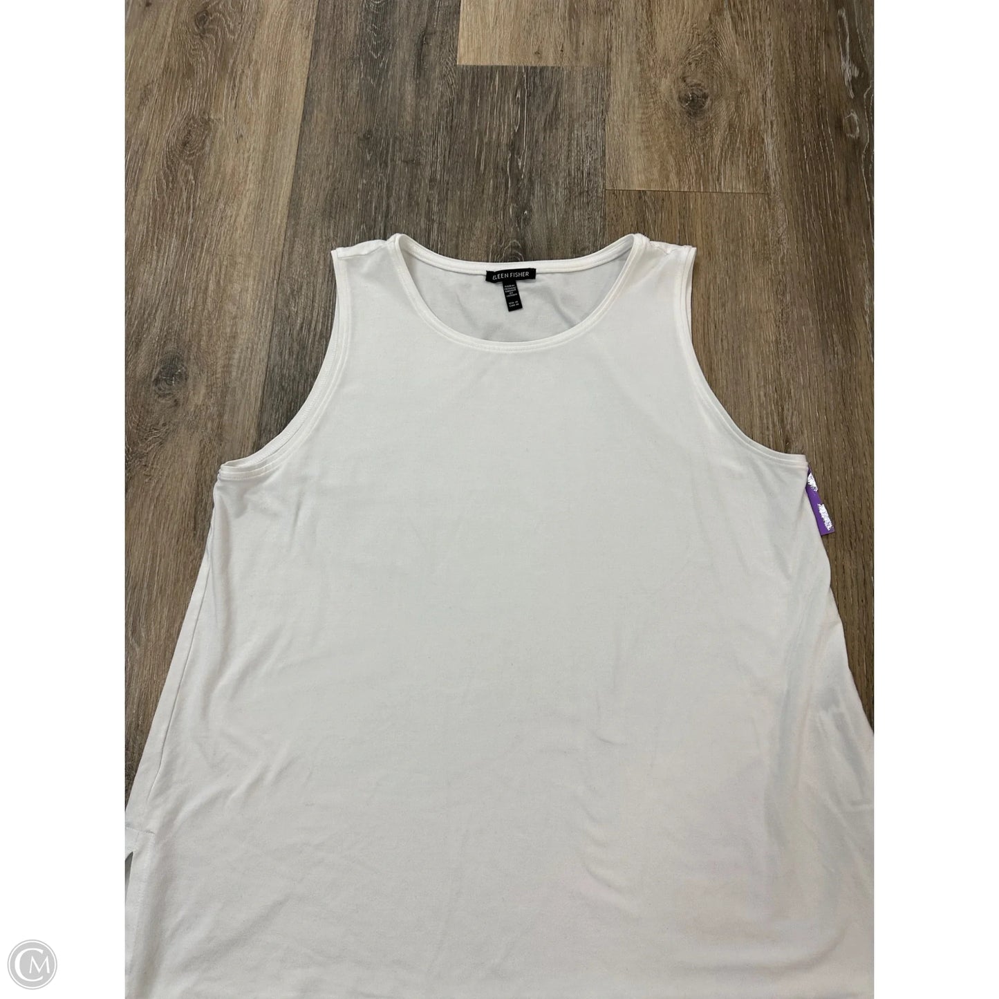 Tank Top By Eileen Fisher In White, Size: M