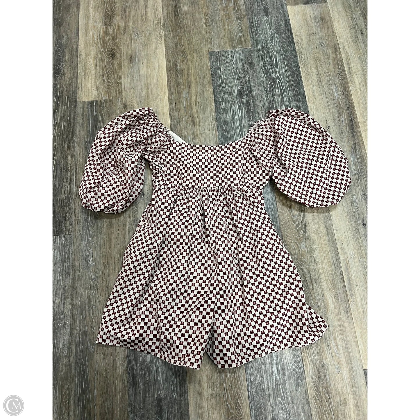 Romper By Abercrombie And Fitch In Red & White, Size: M