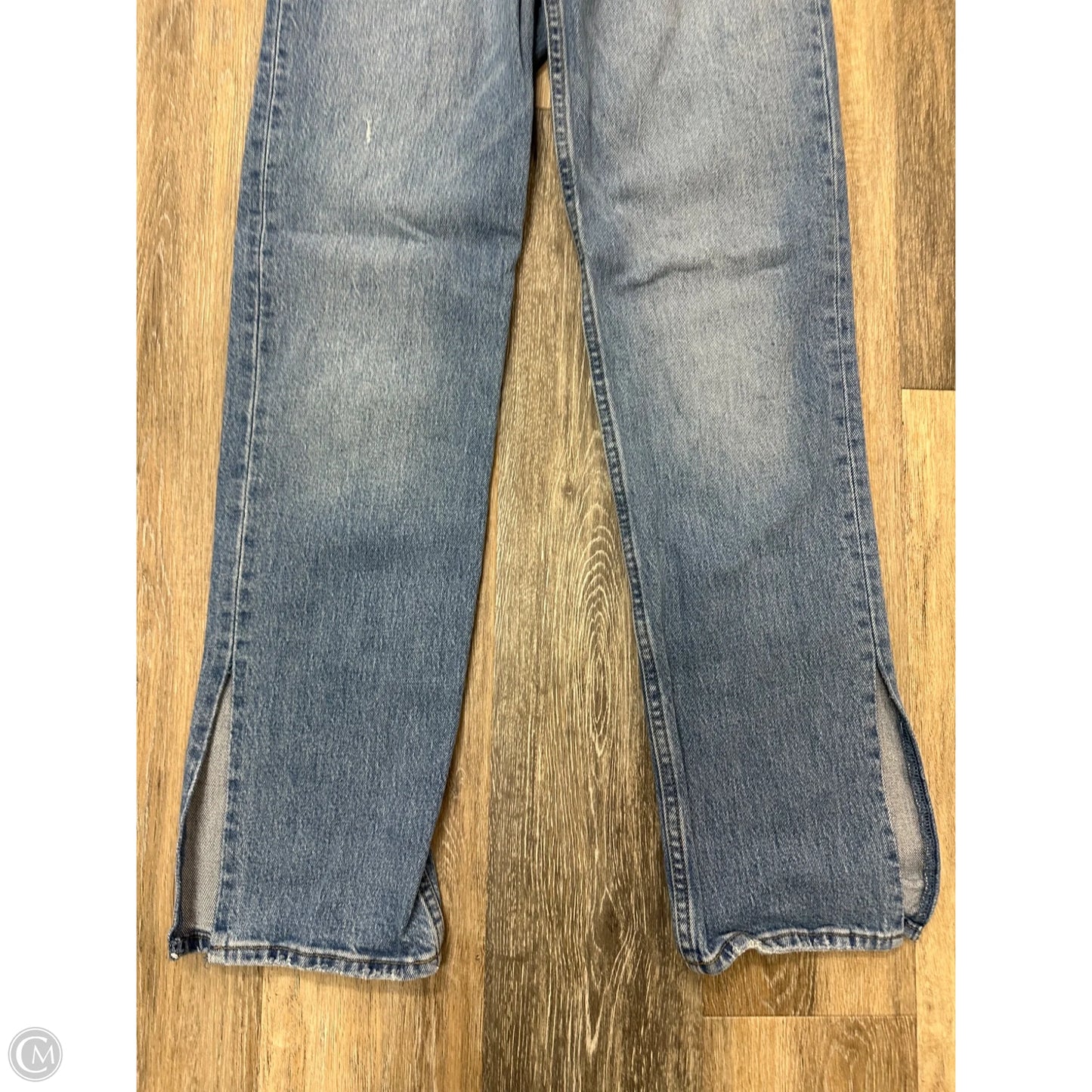 Jeans Straight By Abercrombie And Fitch In Blue Denim, Size: 2