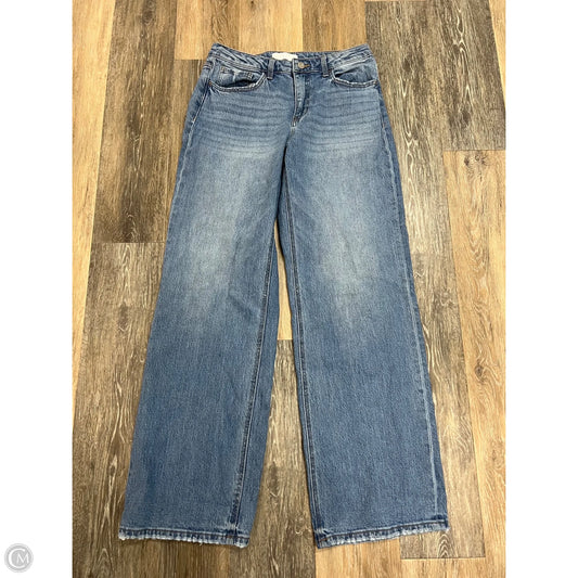 Jeans Wide Leg By Vervet In Blue Denim, Size: 6/28