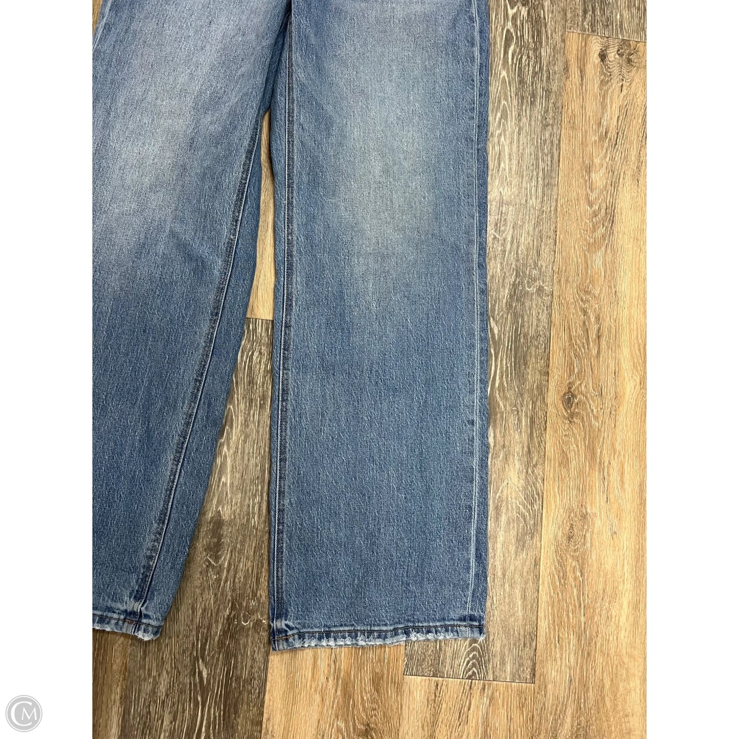 Jeans Wide Leg By Vervet In Blue Denim, Size: 6/28