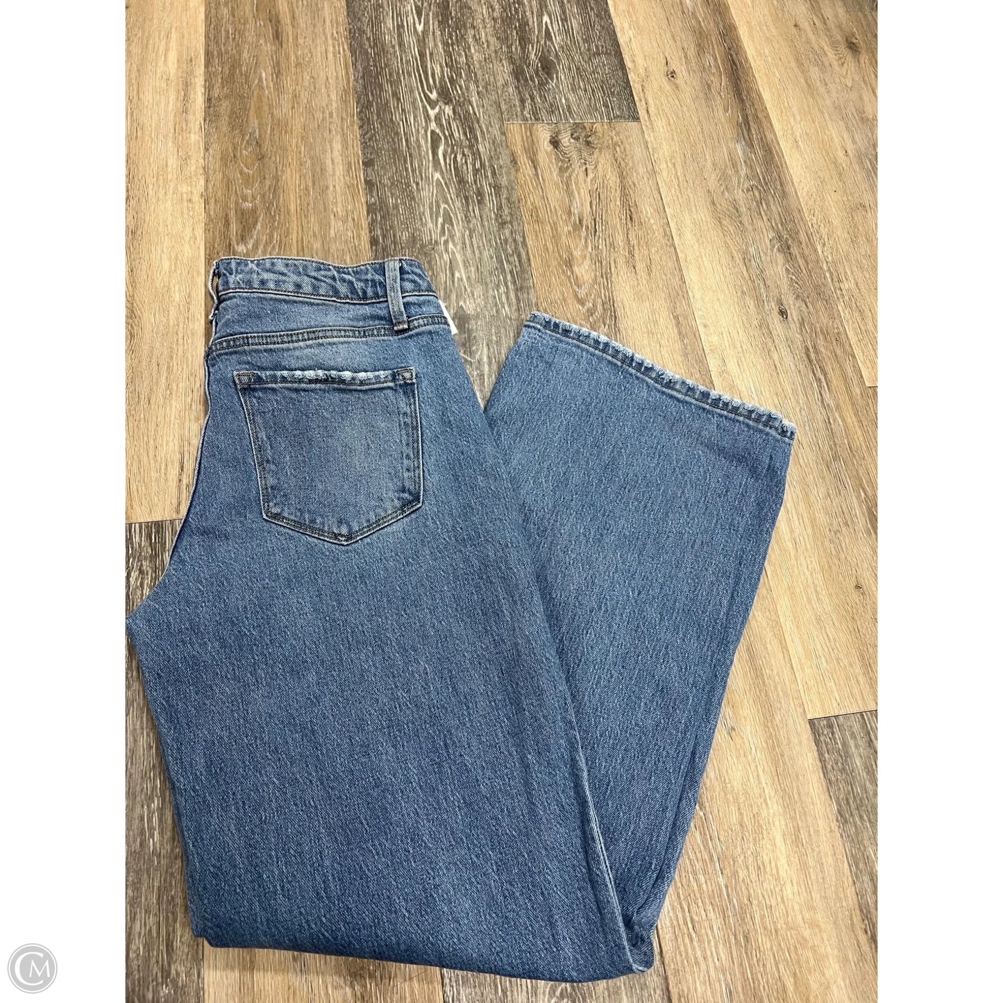 Jeans Wide Leg By Vervet In Blue Denim, Size: 6/28